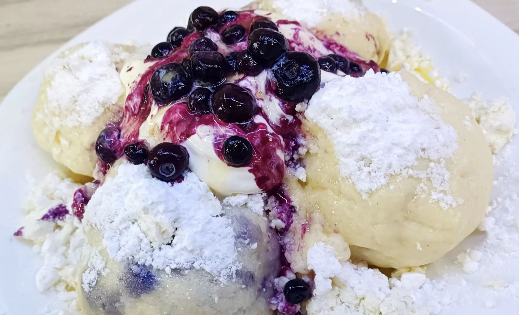 Obrázek k receptu na borůvkové knedlíky