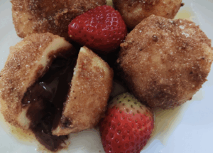 Obrázek k receptu na knedlíky s Nutellou