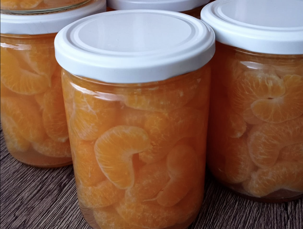 Obrázek k receptu na zavařené mandarinky