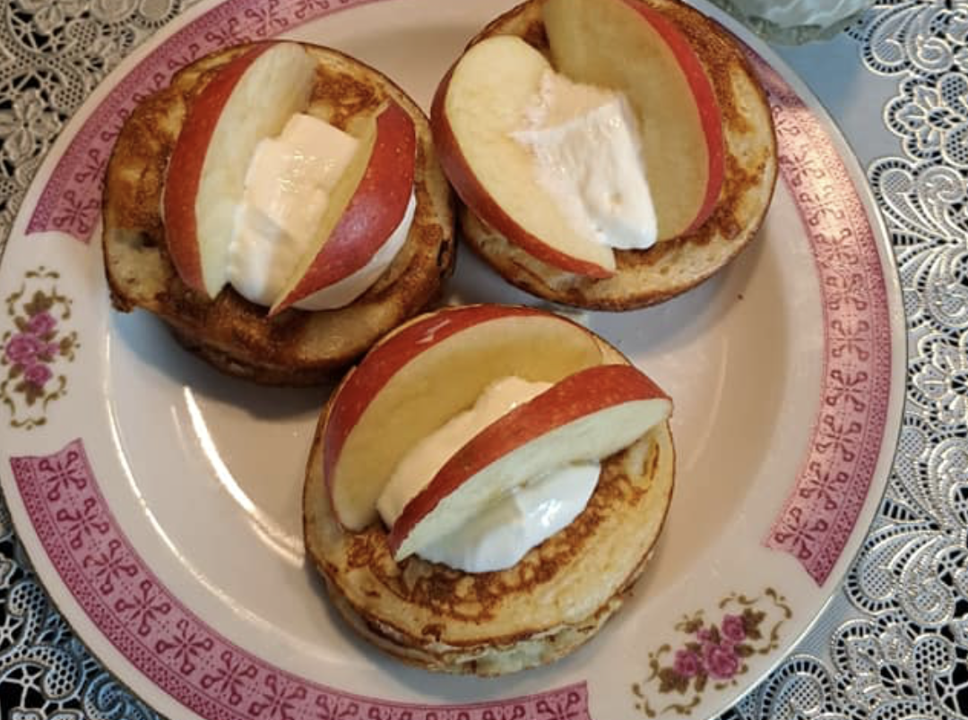 Obrázek k receptu na jablečné lívance