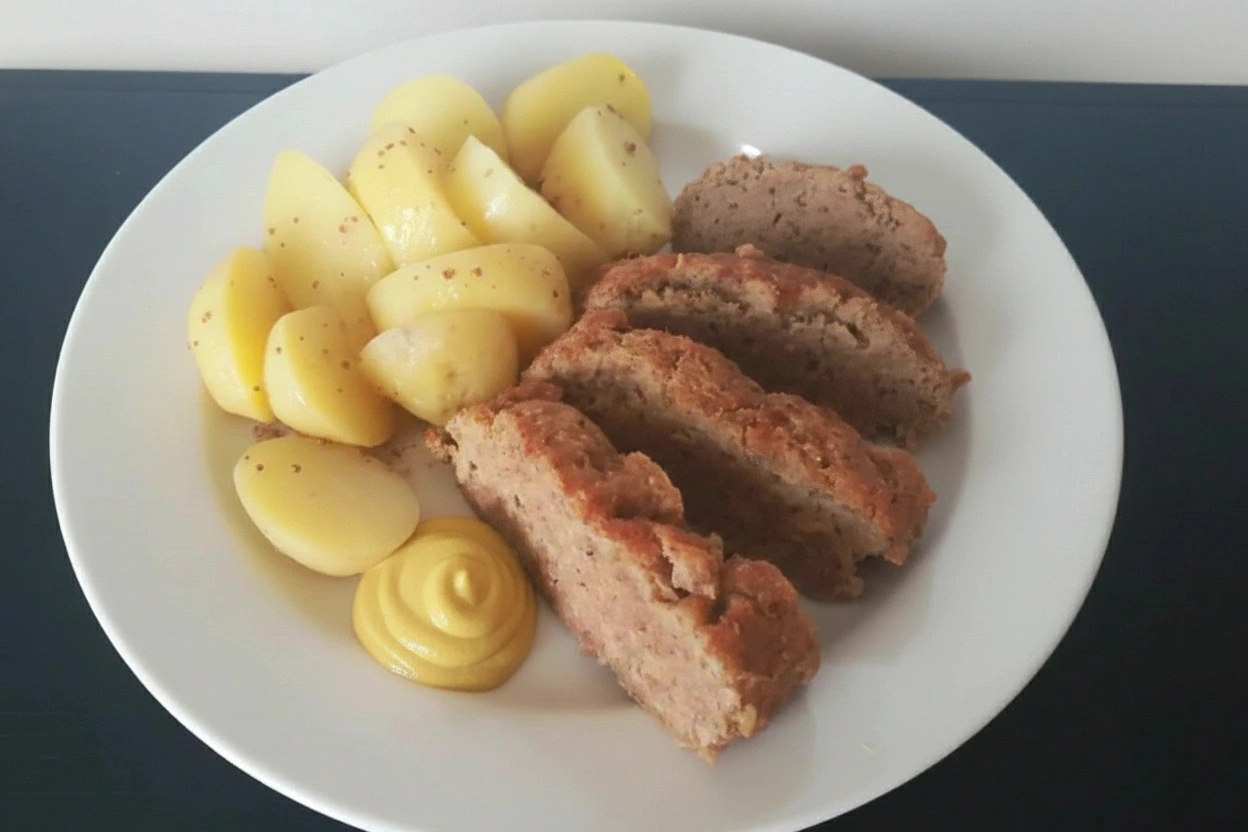 Obrázek receptu na zdravější verzi sekané, tu čočkovou.