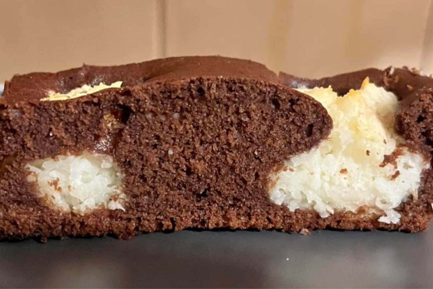 Obrázek receptu na Čoko-koko řezy, recept na staré známé řezy večerek a Albertů - sladký kousek z německé cukrářské tradice