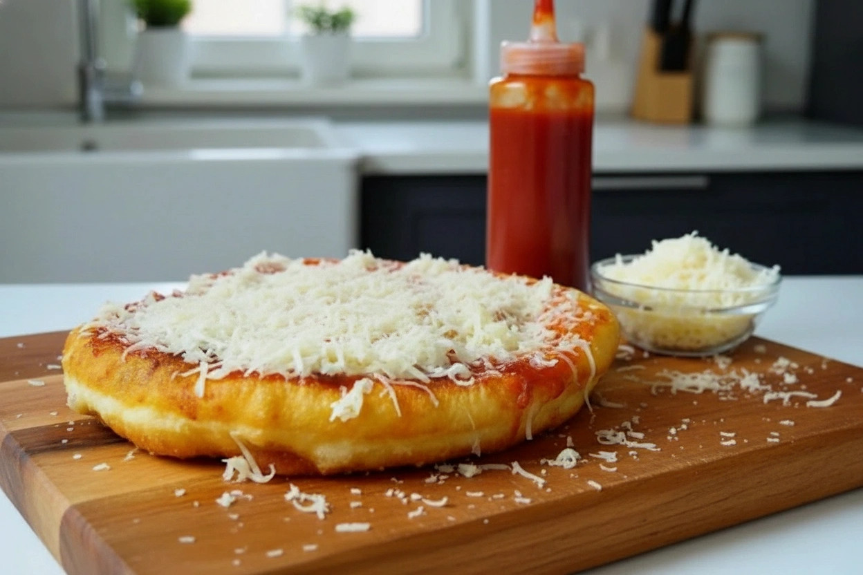 Obrázek k receptu na langoš z jogurtového těsta