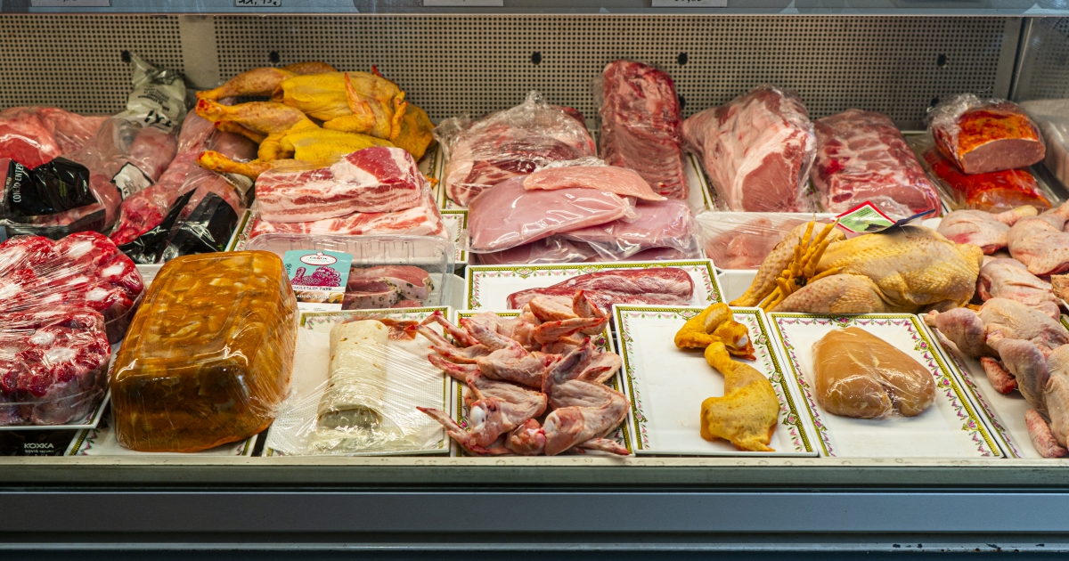 Obrázek kvízu na téma druhy masa.