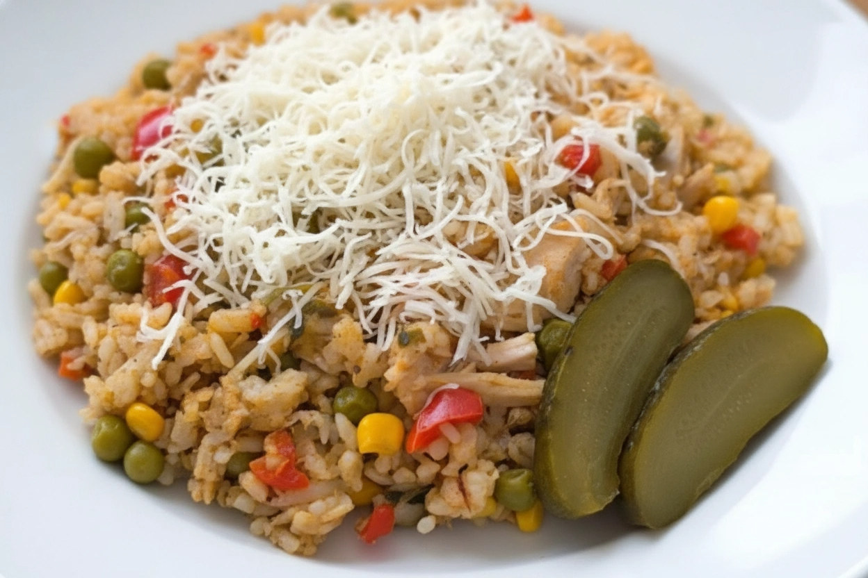 Obrázek receptu na Domácí praktické jídlo -kuře s rýží či rizoto