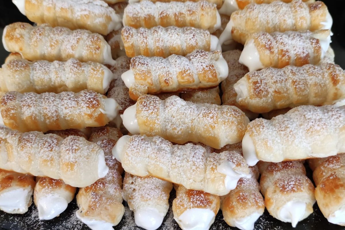 Obrázek k receptu na kremrole z listového těsta