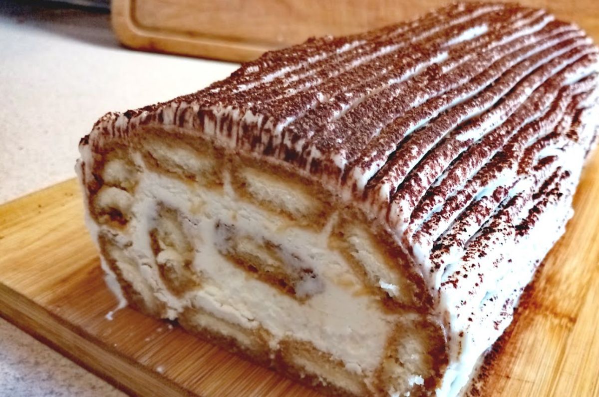 Obrázek k receptu Netradiční Tiramisu roláda. Jednoduchý dezert na způsob italské dobroty