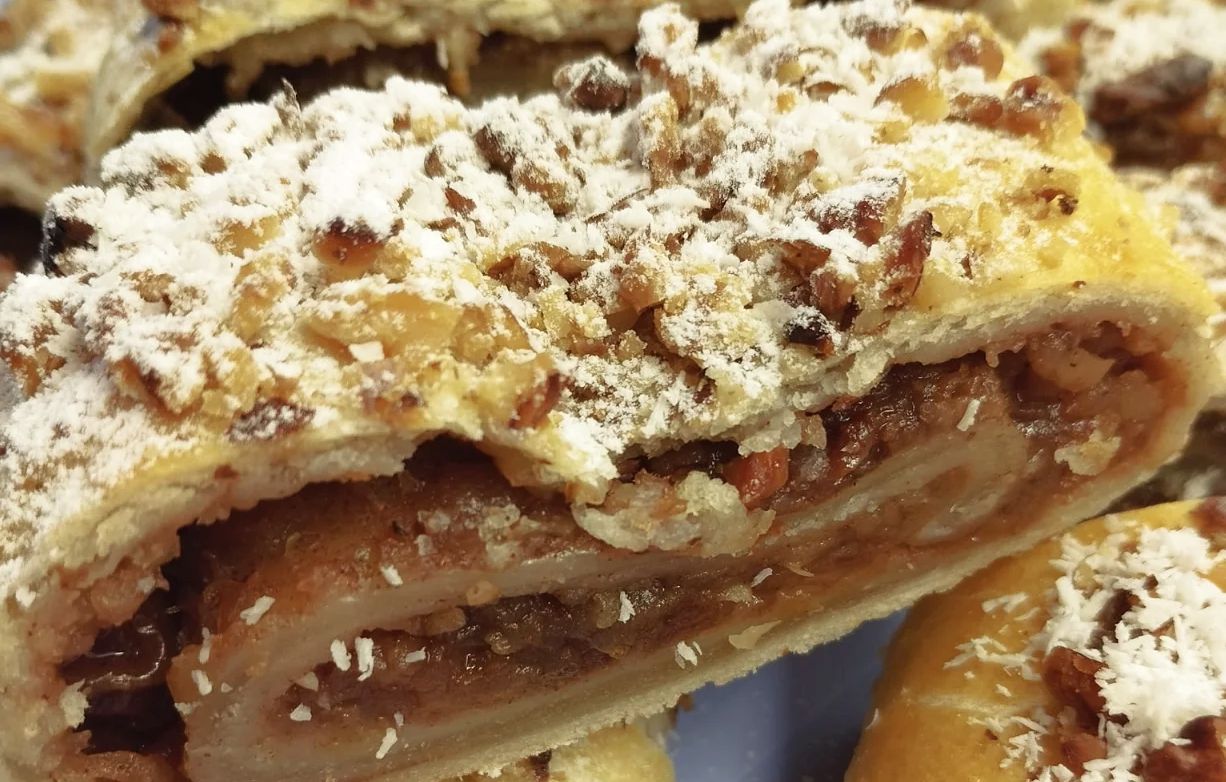 Obrázek k receptu na štrůdl z octového těsta