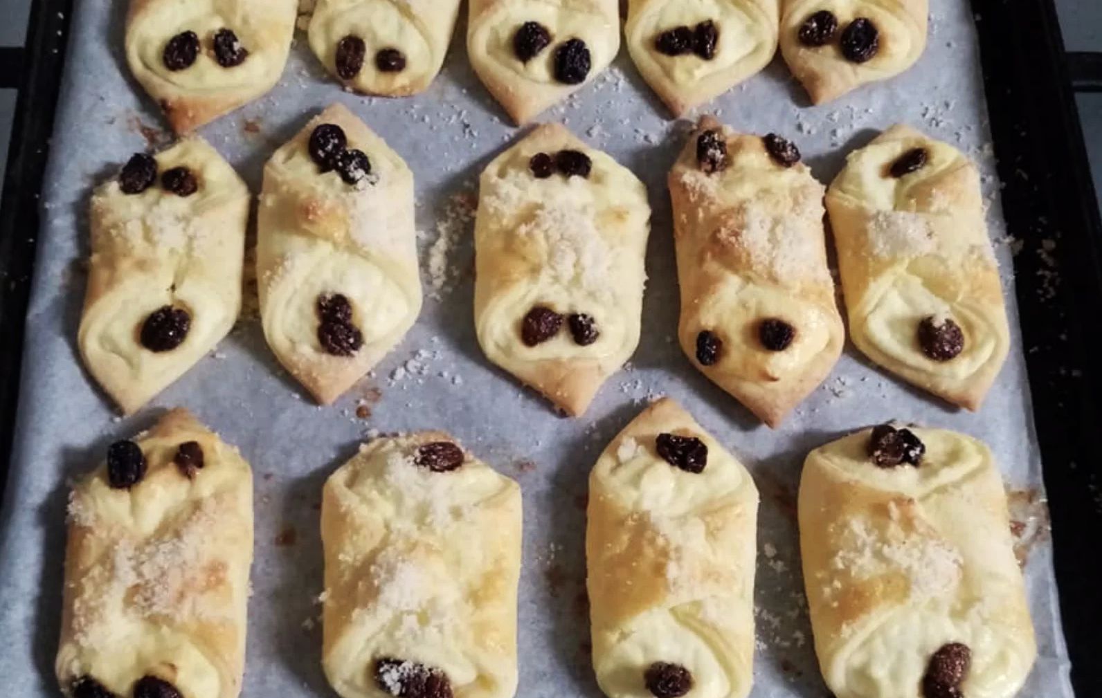 Obrázek k receptu na tvarohové šátečky