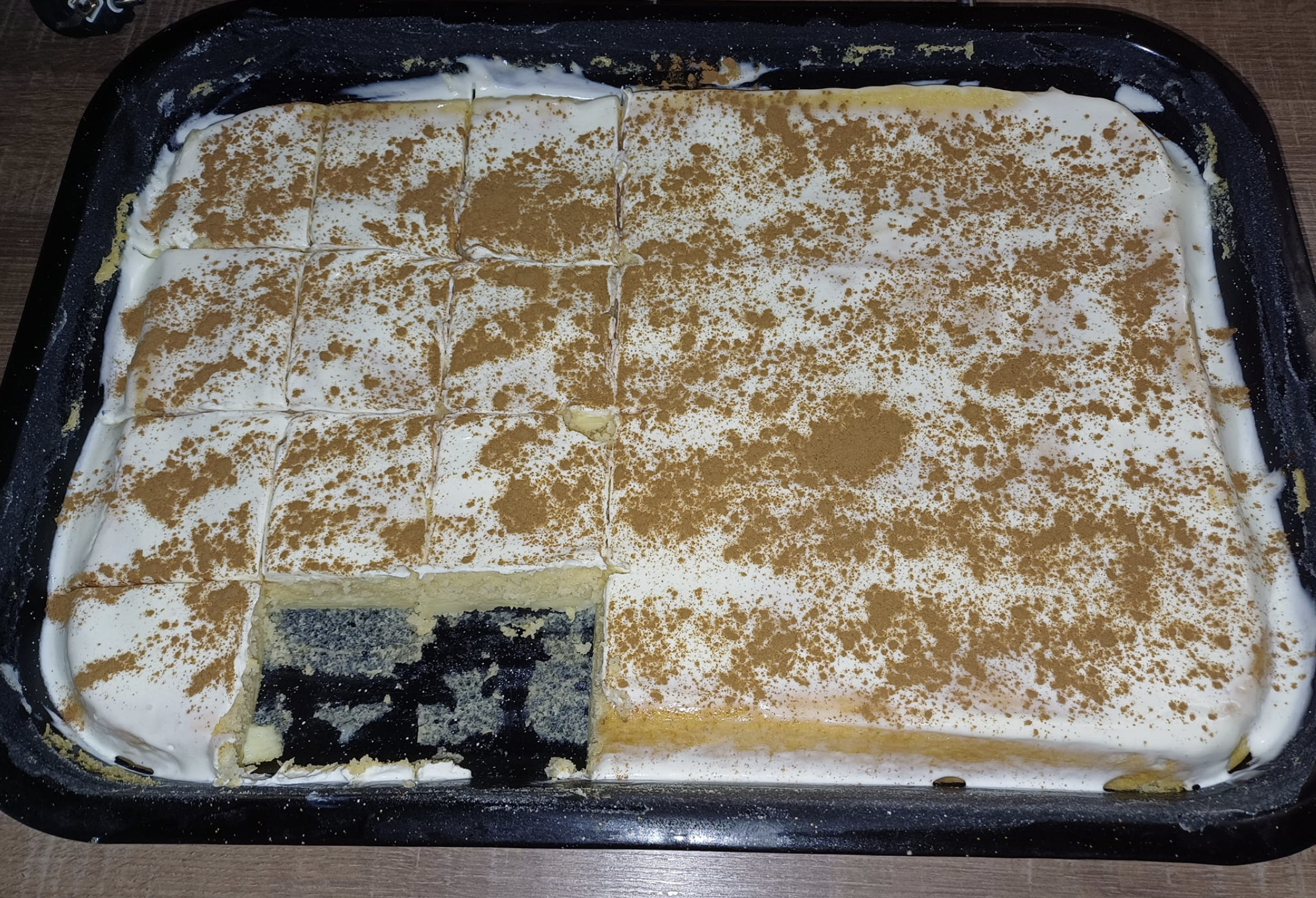 Obrázek k receptu na pudinkové řezy