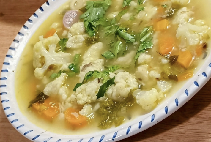 Obrázek k receptu na kudláskovou polévku