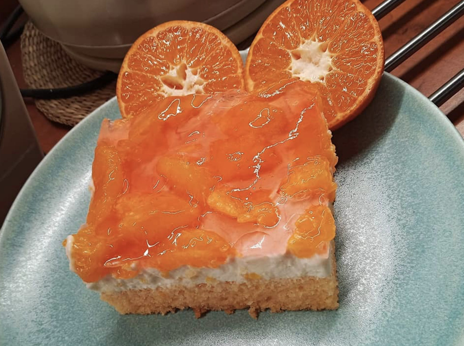 Obrázek k receptu na mandarinkové řezy