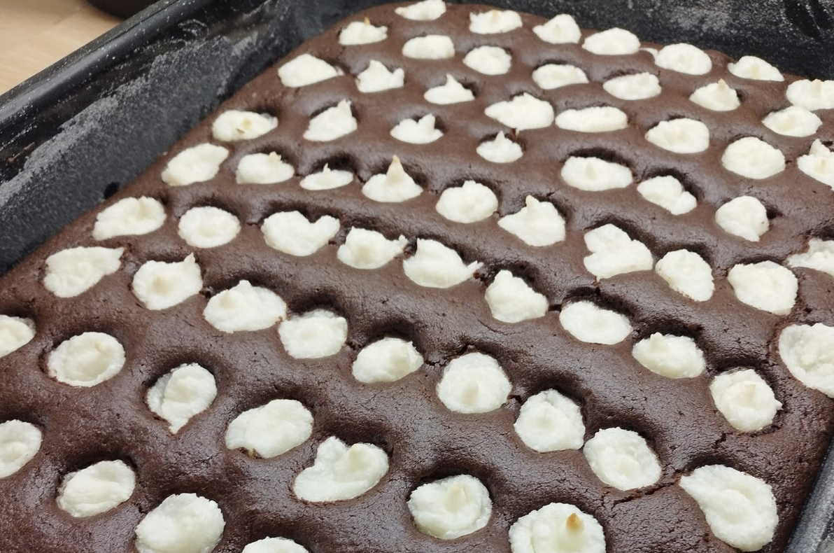 Obrázek k receptu na kokosovo-kakaový koláč