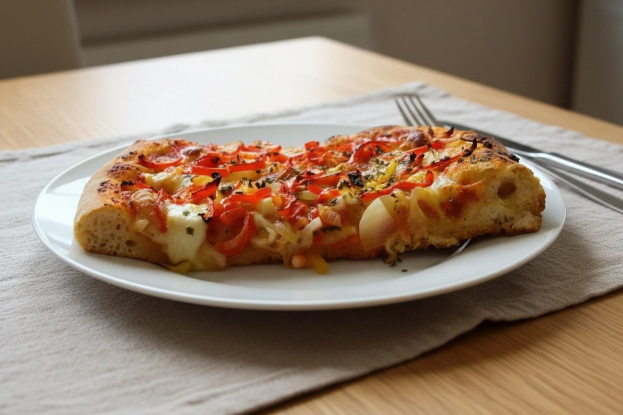 Obrázek k receptu na domácí pizzu z pomalu kynutého těsta