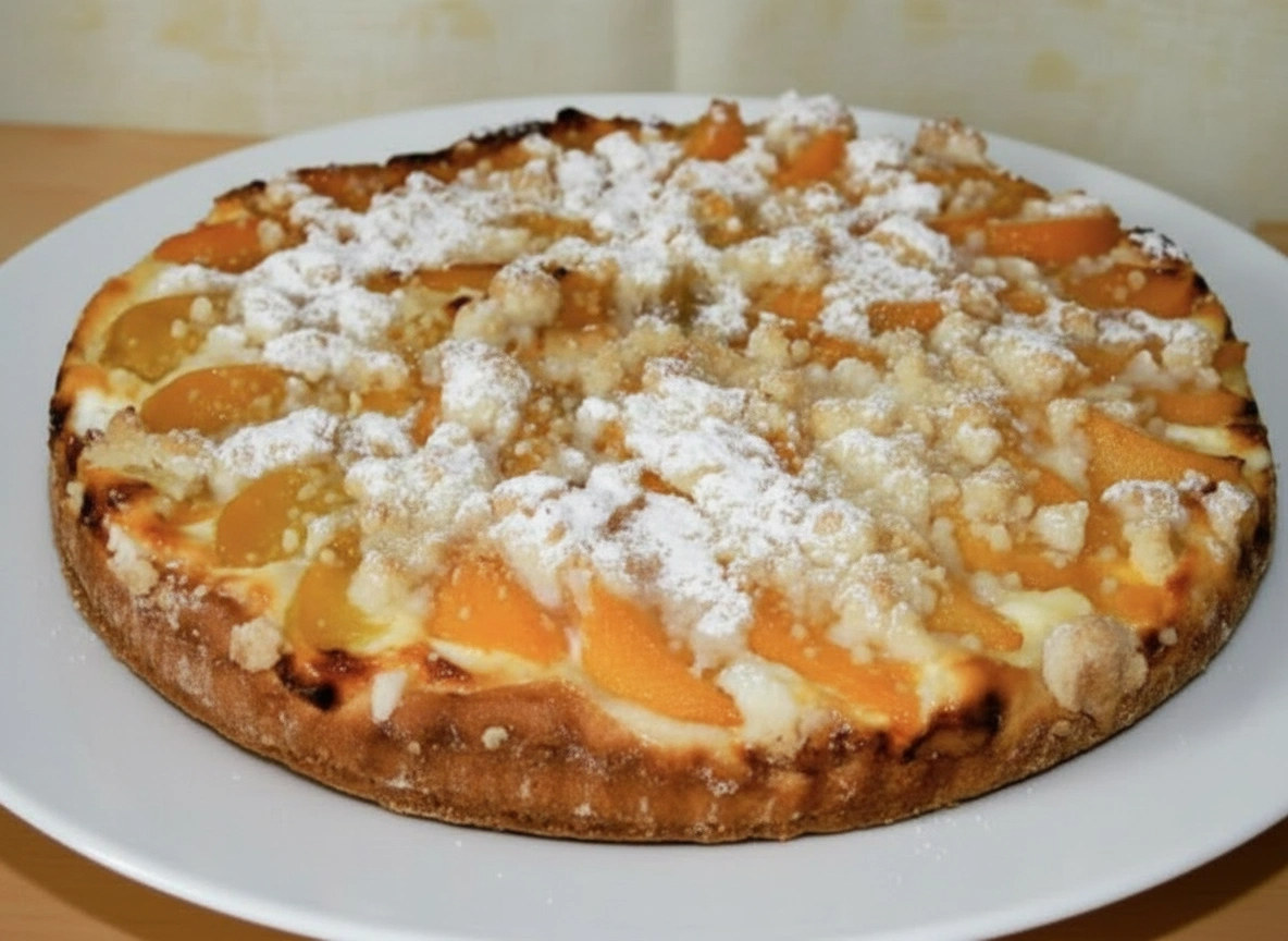 Obrázek k receptu na meruňkový koláč