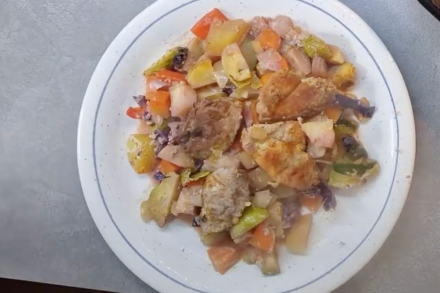 Obrázek receptu na Rychlovku z jednoho pekáče nebo když zbytky dostanou druhou šanci