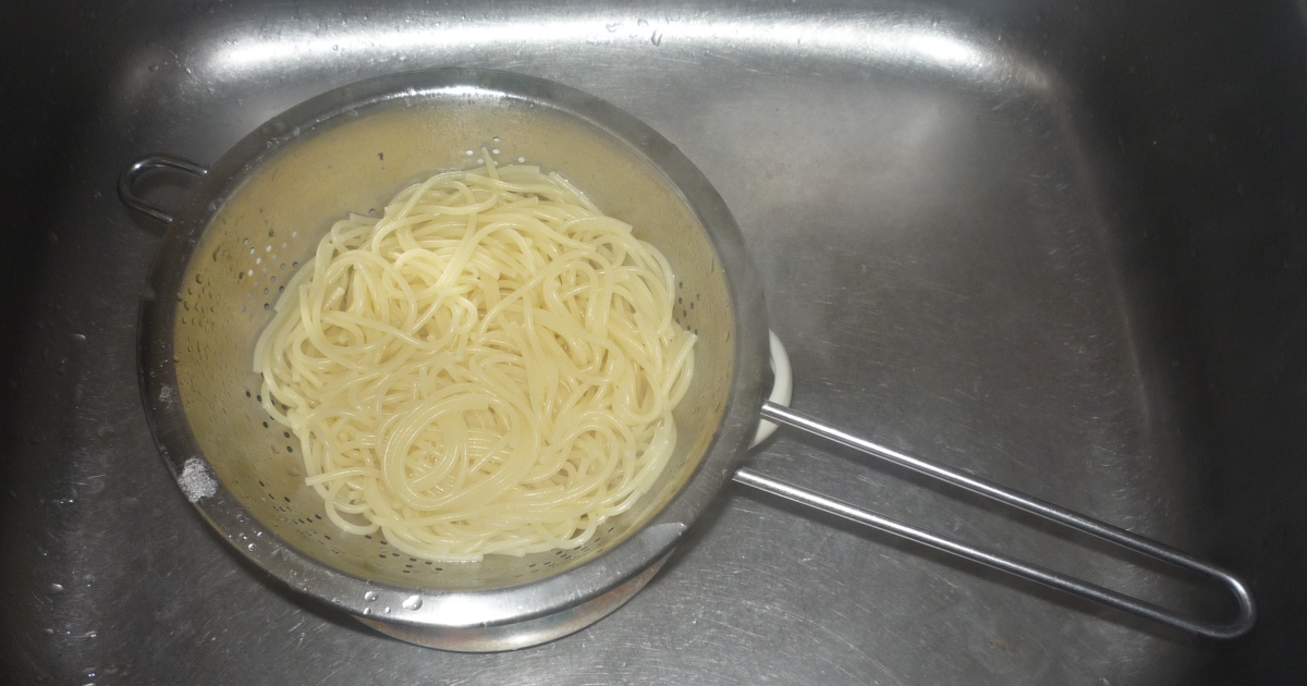 Fotografie uvařené špagety