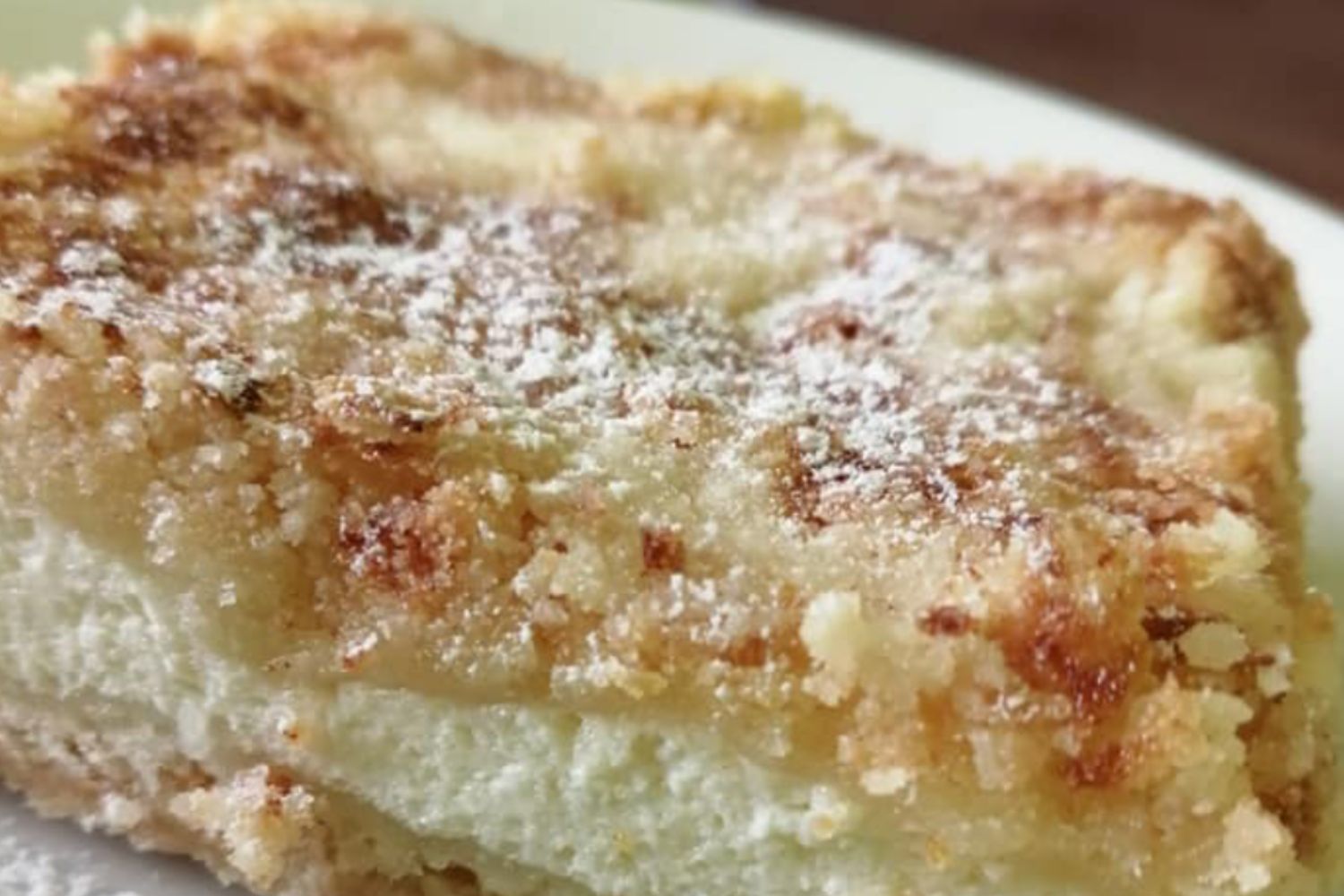 Obrázek receptu na Sypanou tvarohovou buchtu na způsob švéďáku, dezert u kterého se nenadřete