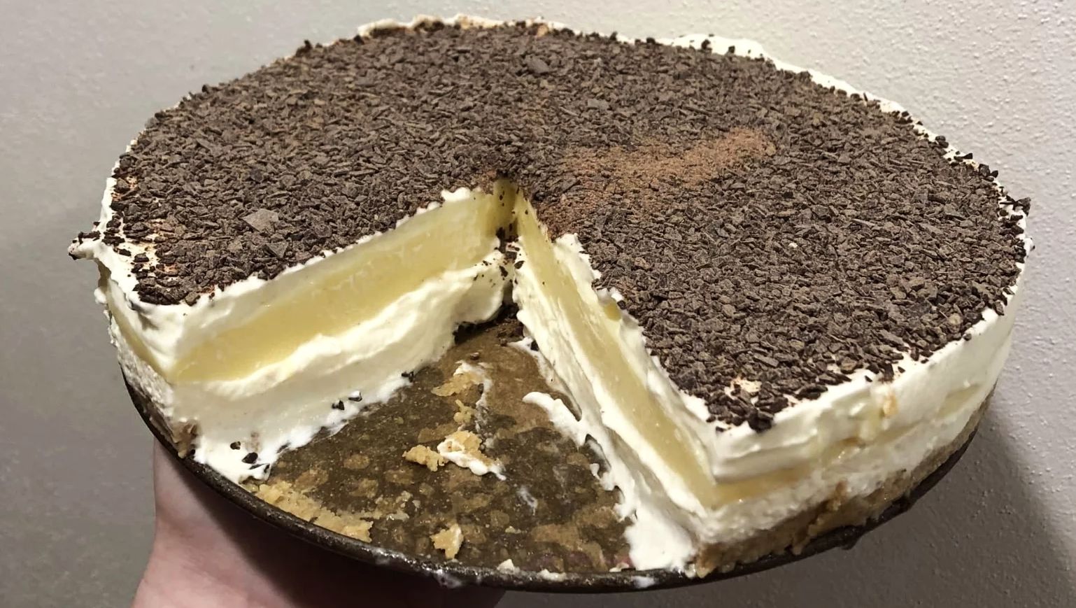 Obrázek k receptu na nepečený dort z Bebe sušenek