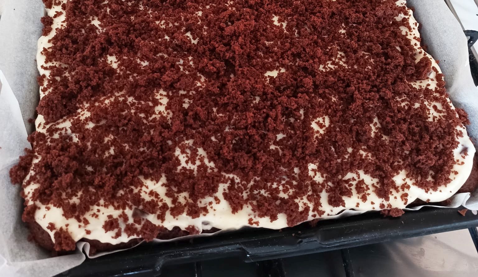 Obrázek k receptu na Krtkův dort na plech