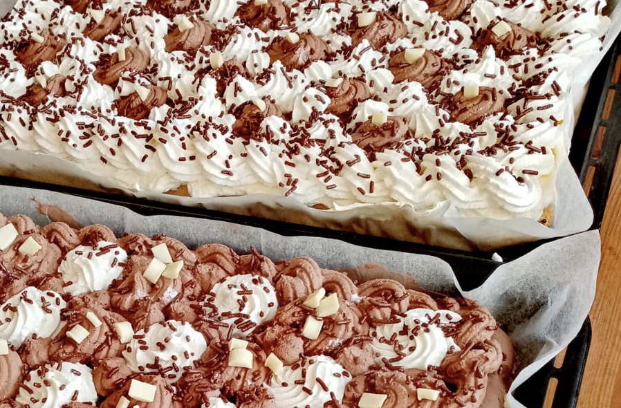 Recept na harlekýn na plech