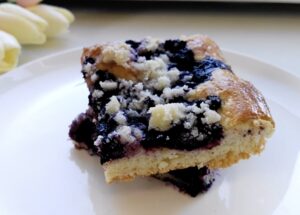 Obrázek k receptu na borůvkový koláč