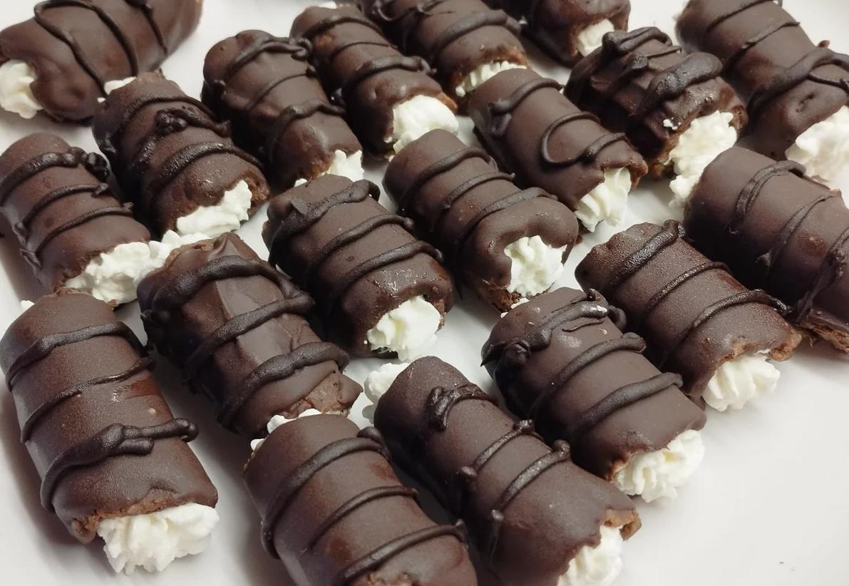 Obrázky k receptu na plněné trubičky