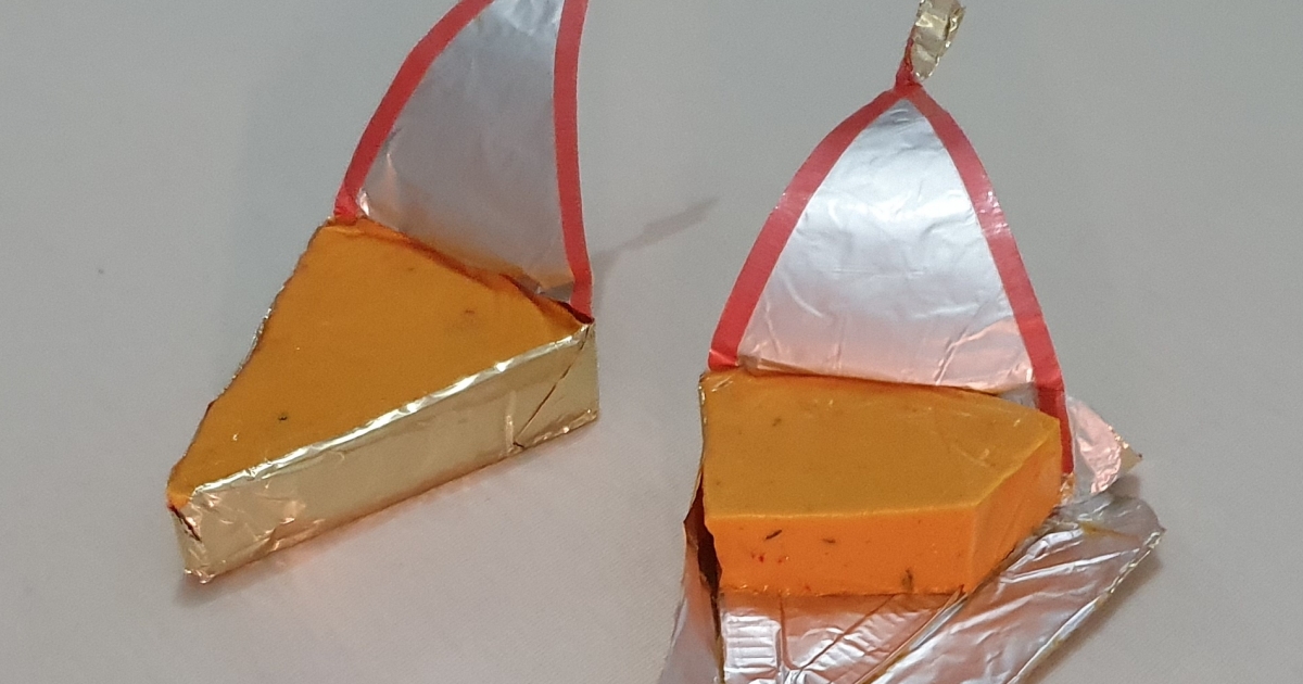 Fotografie taveného sýru ve fólii