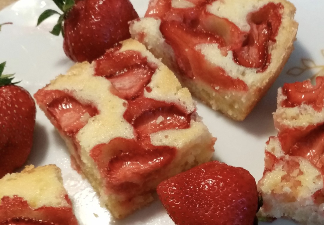 Obrázek k receptu na jahodovou bublaninu