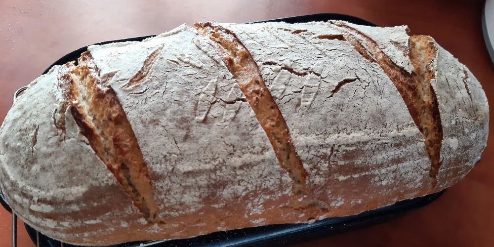 Obrázek k receptu na Podmáslový domácí chléb s kmínem a křupavou kůrkou: víme, co jíme a hlavně si pochutnáváme