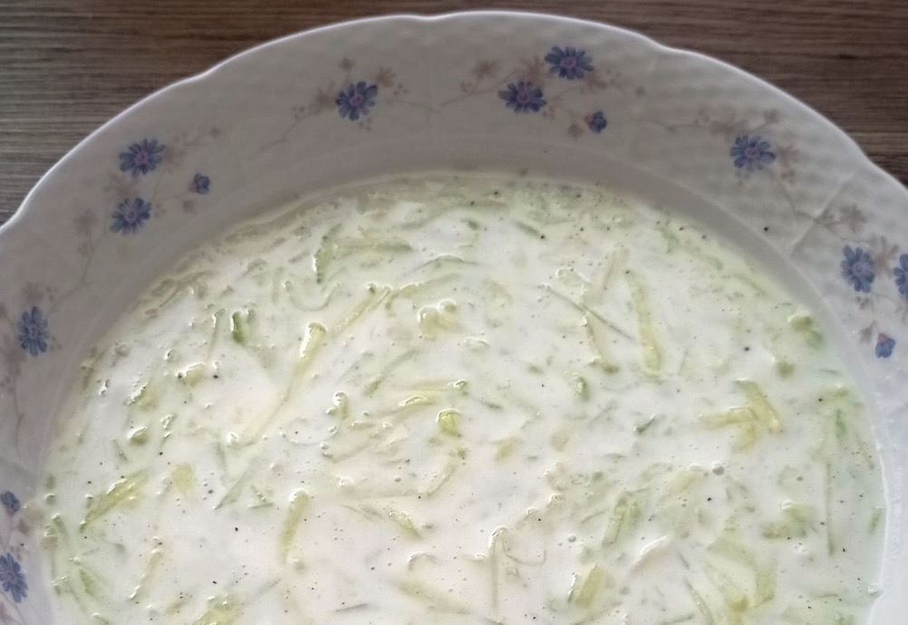 Obrázek k receptu na okurkový salát