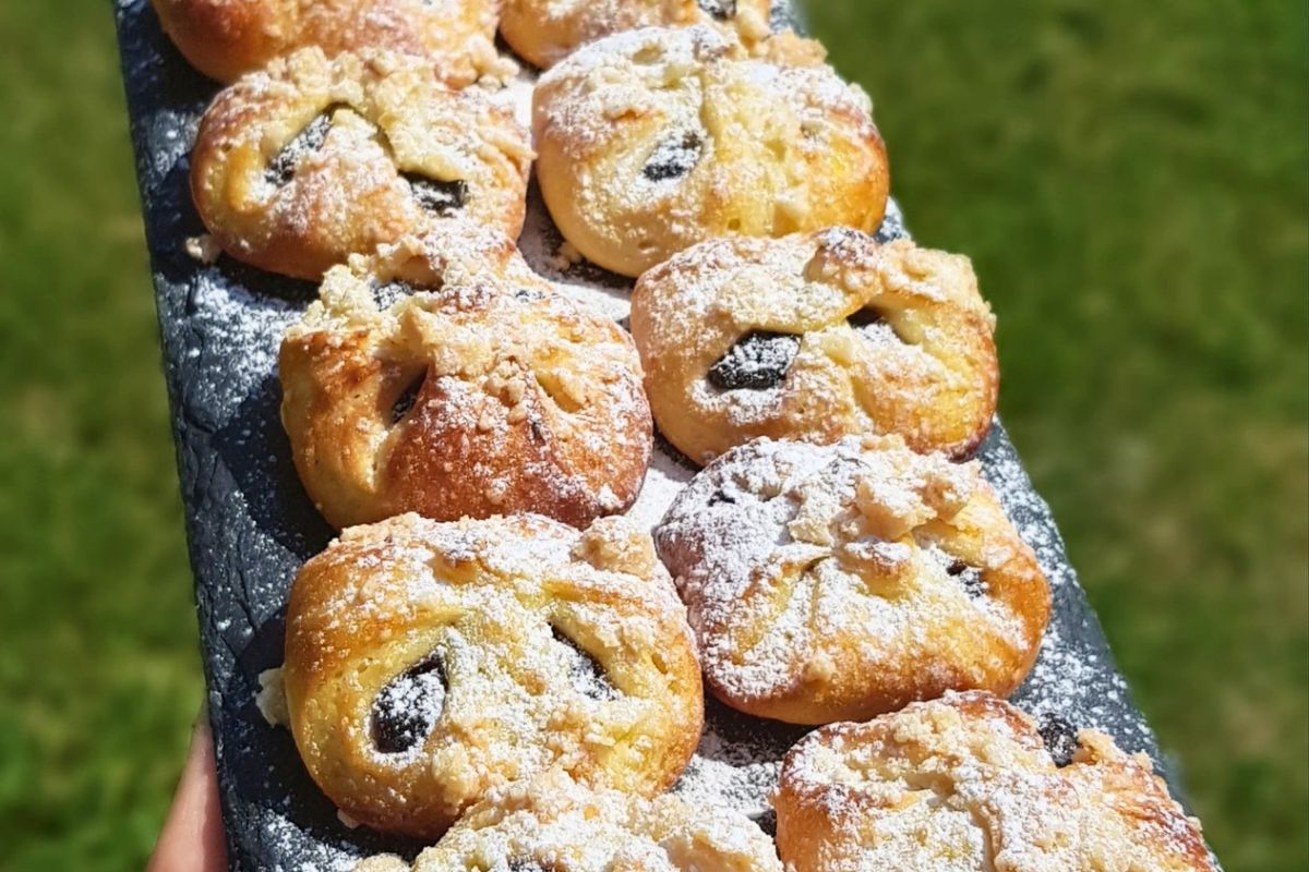 Obrázek k receptu na šátečky z tvarohového kynutého těsta