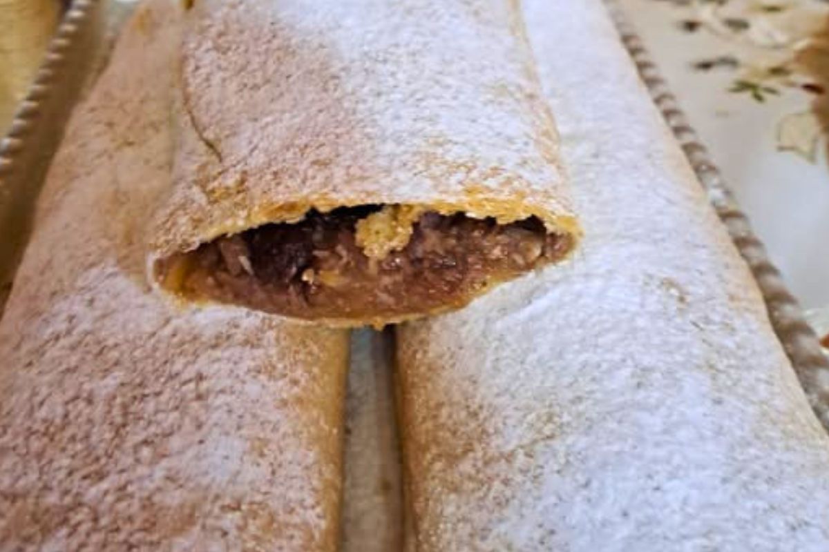 Obrázek k receptu na závin z octového těsta