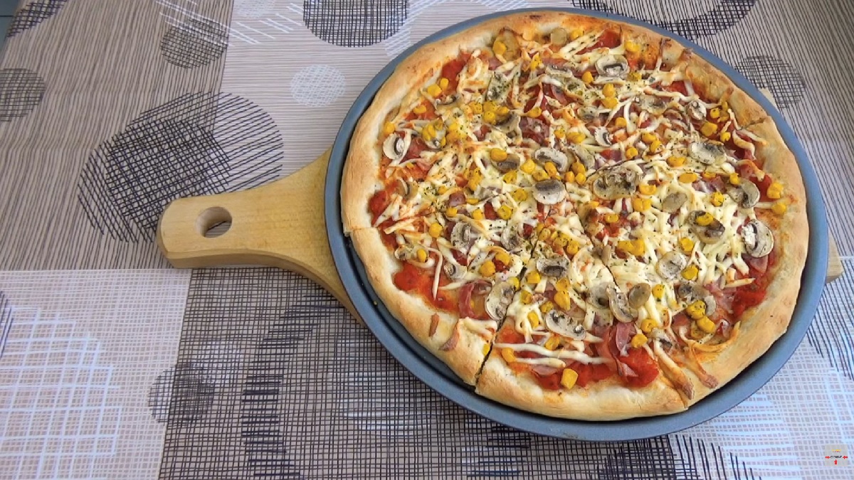 Fotografie k receptu na domácí pizzu