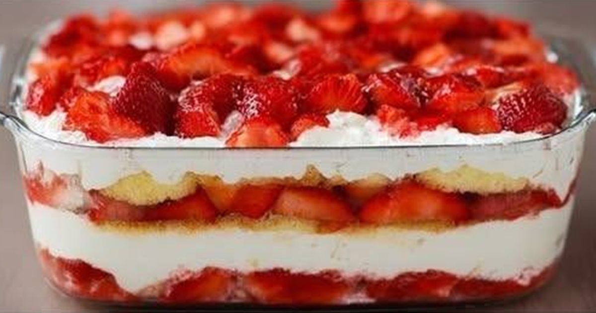 jahodové tiramisu