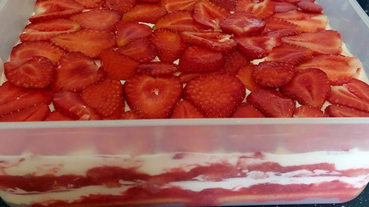 jahodové tiramisu