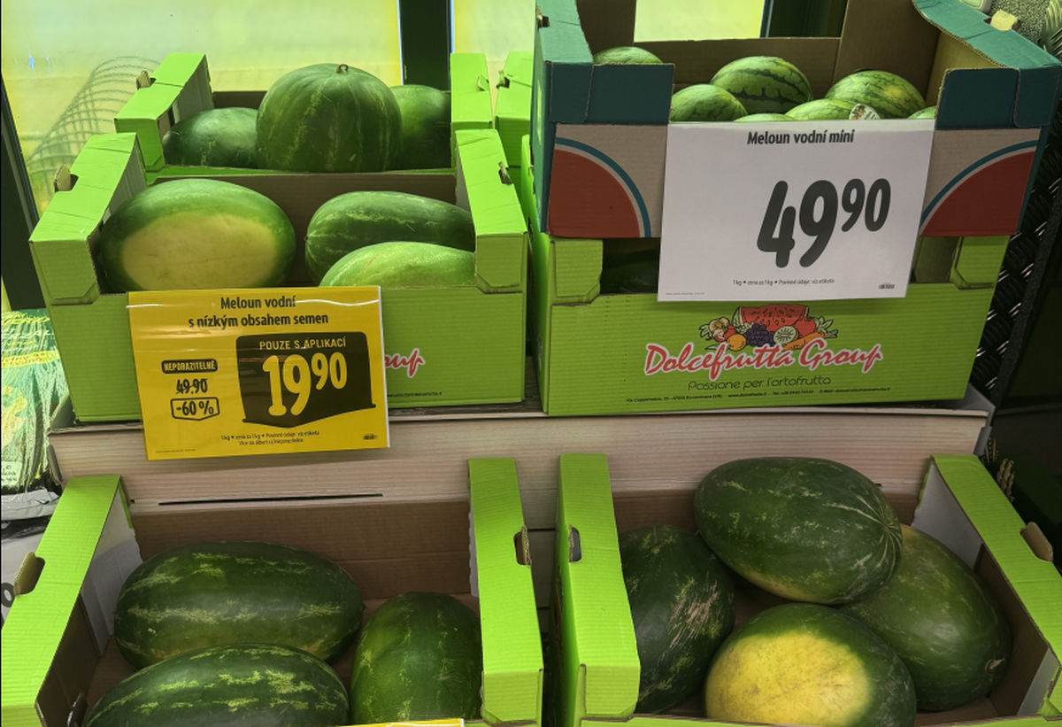 Melouny v obchodě