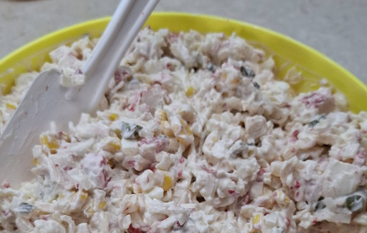 Fotografie surimi salátu