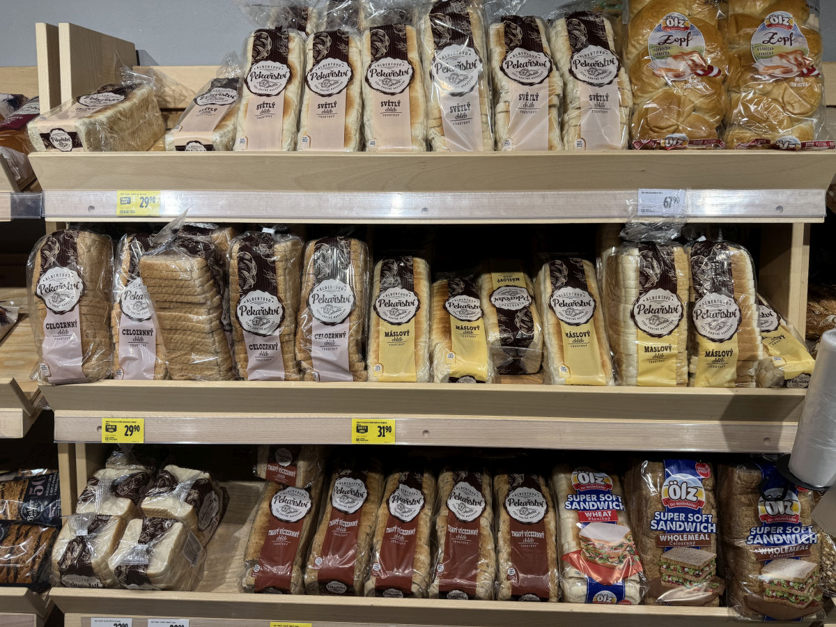 Toastové chleby Albert různé