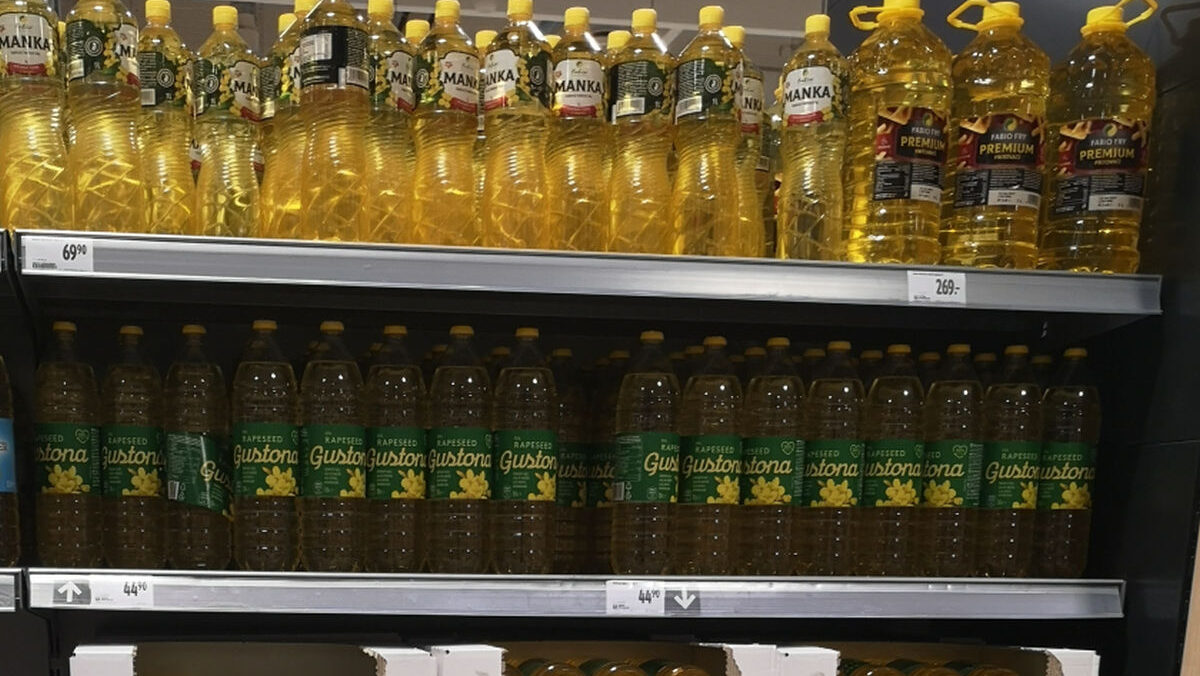 Řepkové oleje v regále