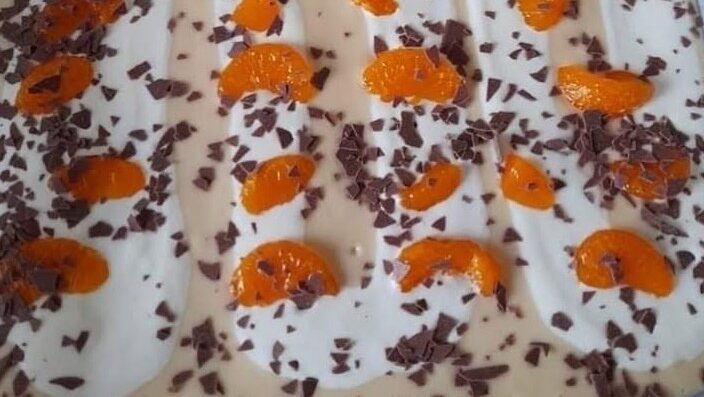 Obrázek na recept na mandarinkový koláč