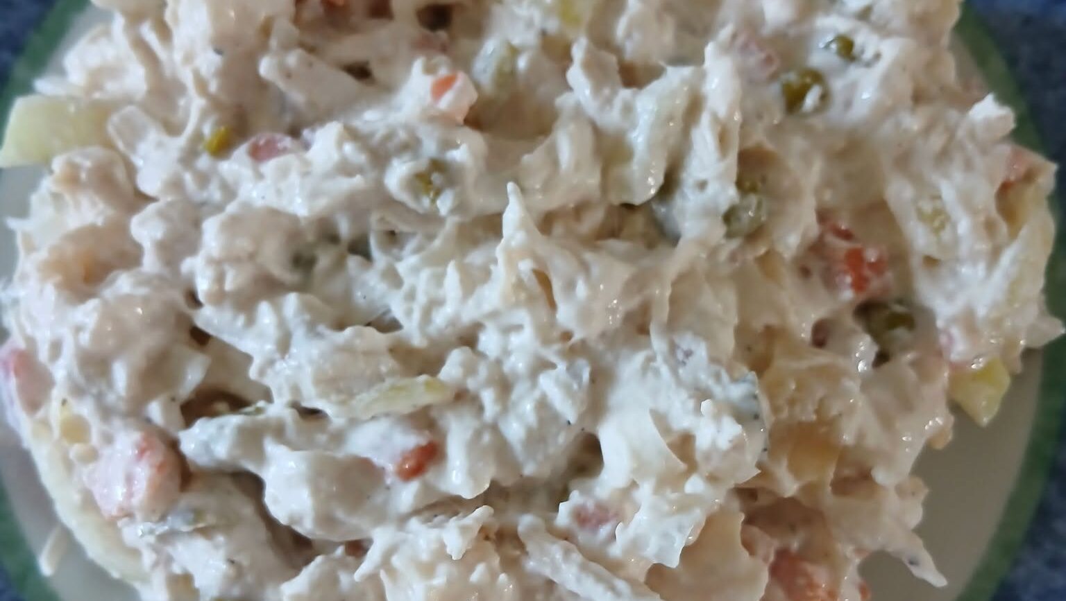 Obrázek na recept na falešný rybí salát