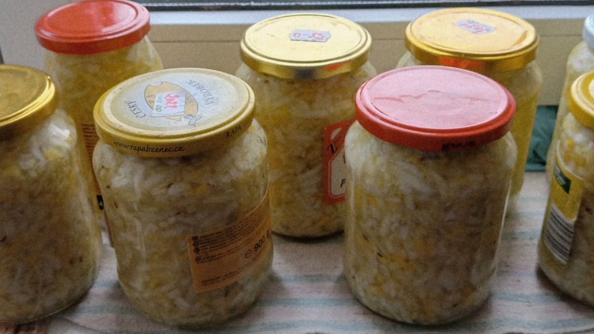 Obrázek k receptu na Zelí z přemnožených cuket na zimu