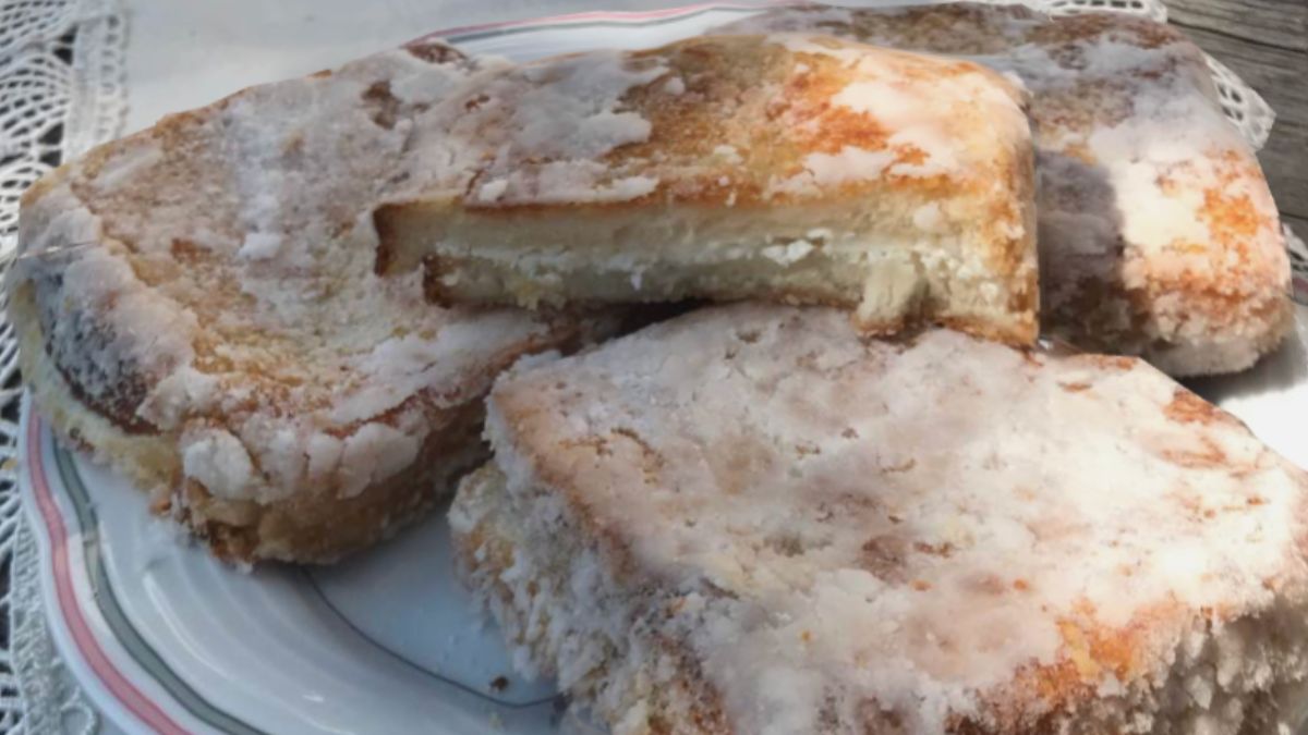 Obrázek k receptu na Tvarohovou smaženku z toastového chleba, která vás vrátí do dětství